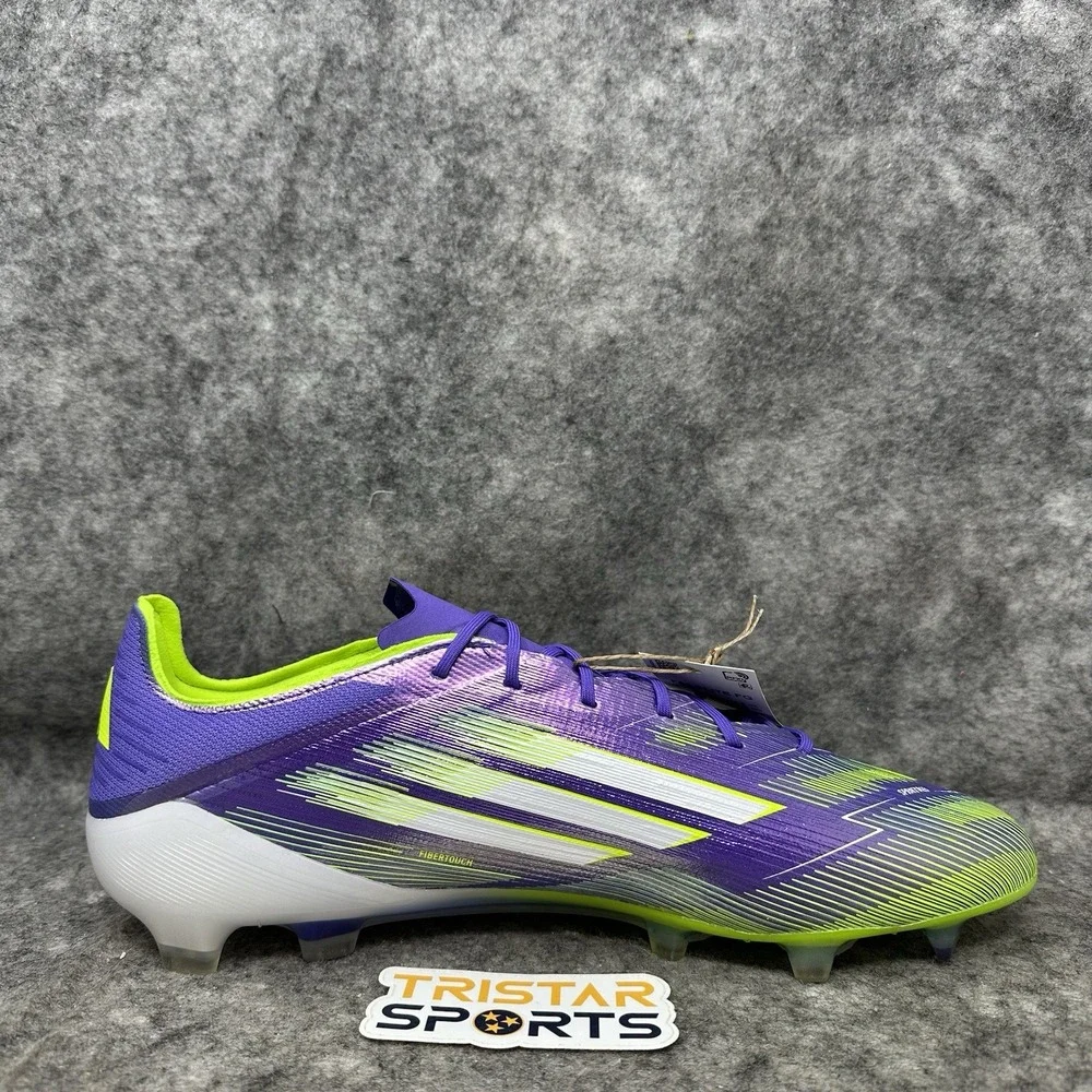 Adidas Adizero F50 Elite FG Soccer Cleats Mens 12.5 Purple Radiant Blaze JH7615